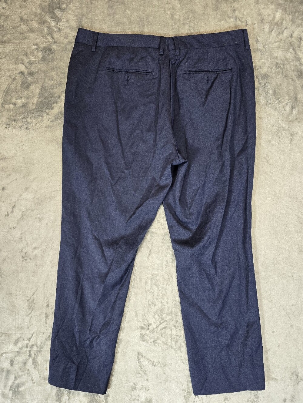 Bonobos Slim Fit Wool Blend Dress Panta Trousers Size 38x28 Navy - Picture 4 of 4